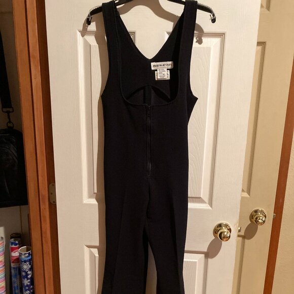 Vintage 80s OBERMEYER Wool-blend Ski Bibs/Pants - Marked Size 6R, FITS SZ 4 - Picture 1 of 9